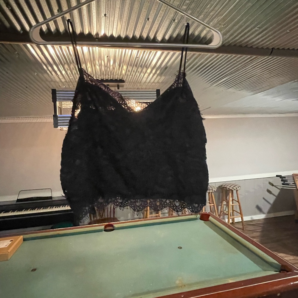 black tank top